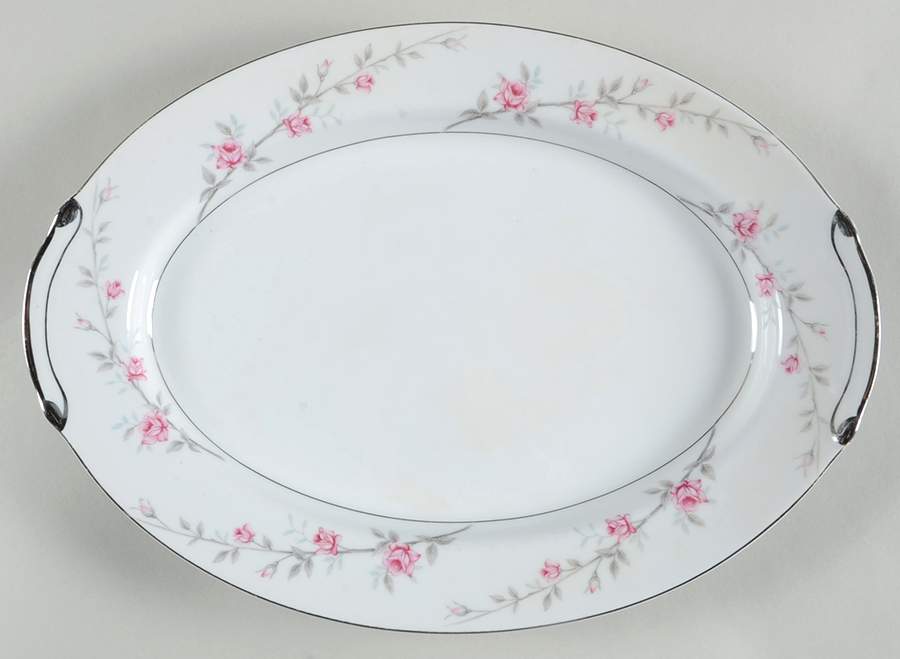 Debonaire 14" Oval Serving Platter by Valmont-1
