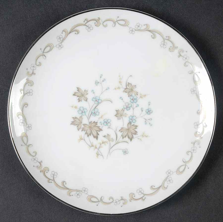 Forget Me Not Bread & Butter Plate by Valmont-1