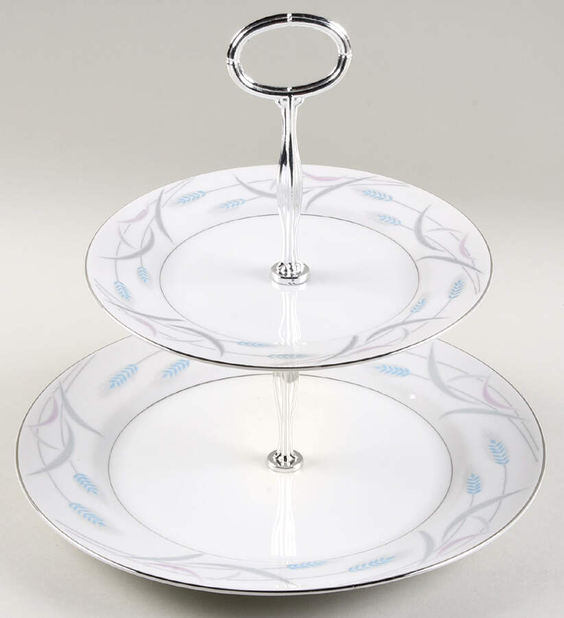 Royal Wheat 6 5/8"-10"  2 Tiered Serving Tray (Dp, Sp) HC by Valmont-1