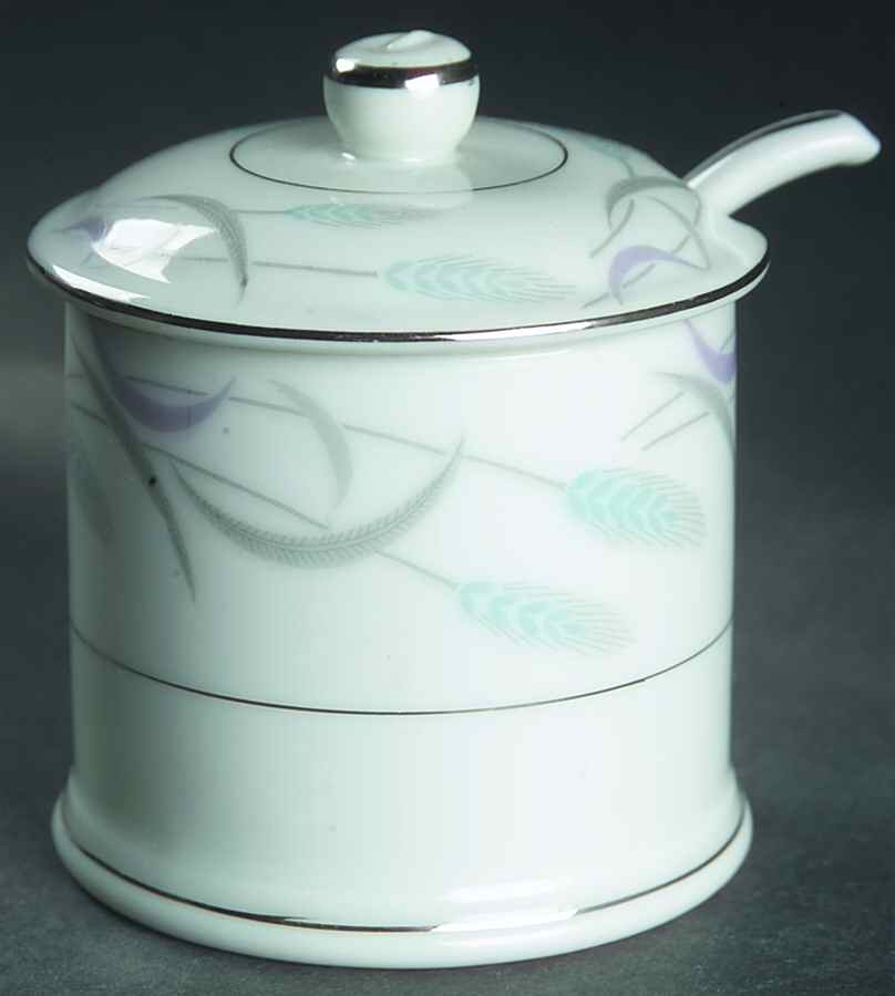 Royal Wheat Jam/Jelly & Lid W/Spoon by Valmont-1