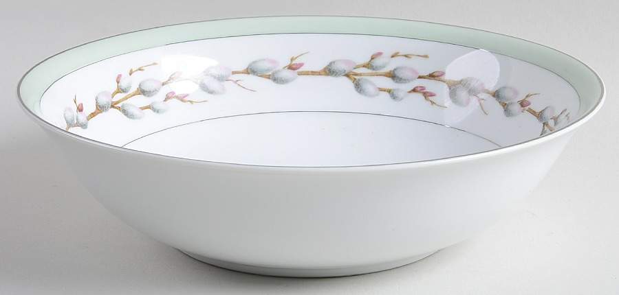 Silver Willow 9" Round Vegetable Bowl by Valmont-1
