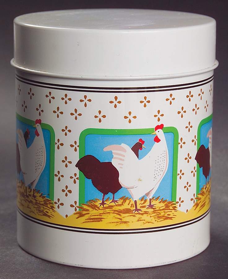 Vandor Country Small Metal Canister & Lid by Vandor-1