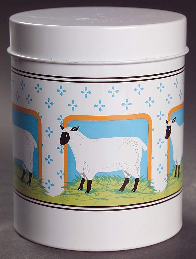 Vandor Country Medium Metal Canister & Lid by Vandor-1