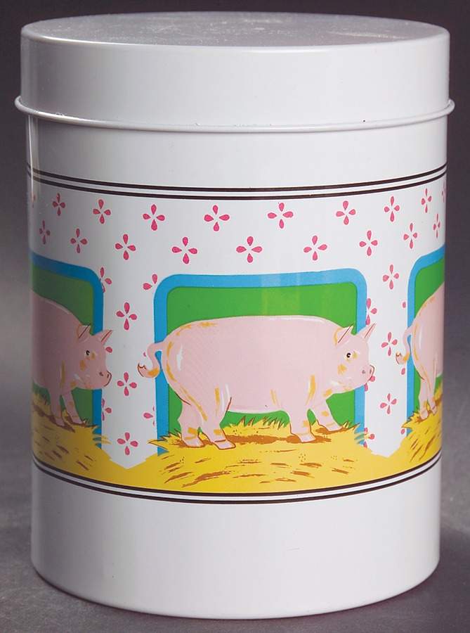 Vandor Country Large Metal Canister & Lid by Vandor-1