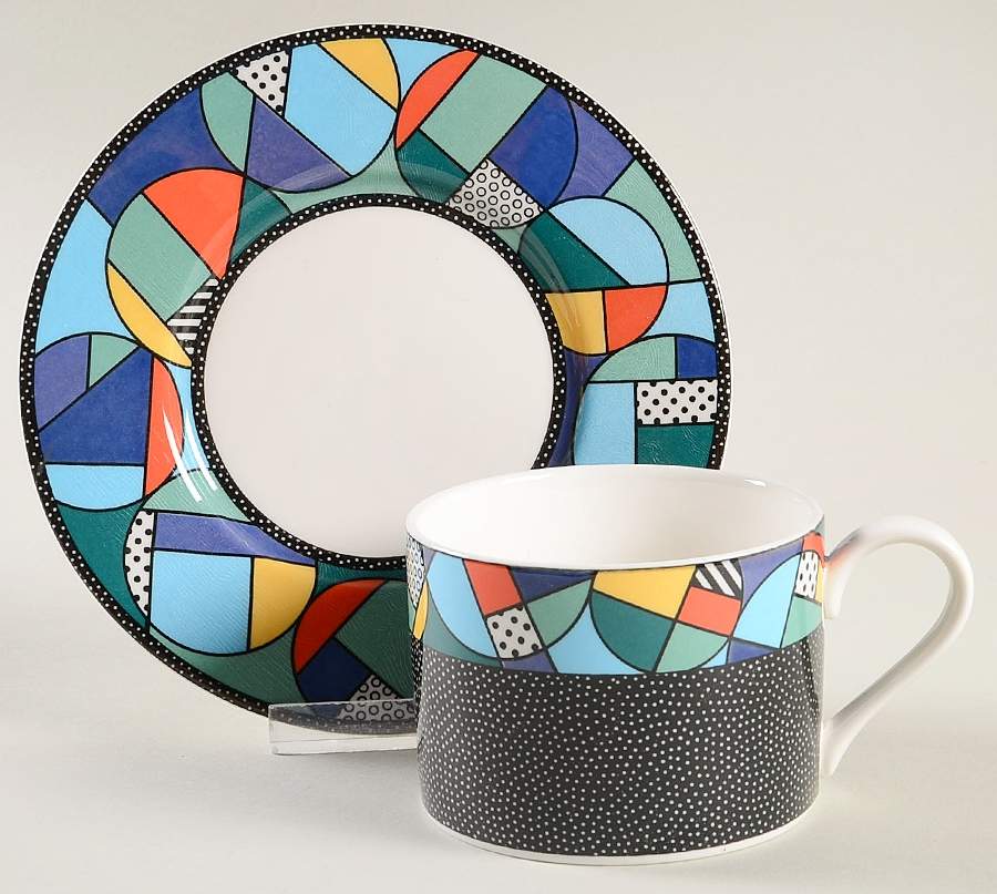 Contempo Flat Cup & Saucer Set by Victoria & Beale-1