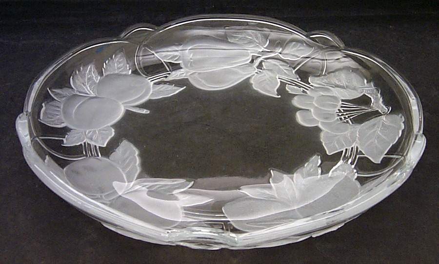 Forbidden Fruit Round Glassware Platter by Victoria & Beale-1