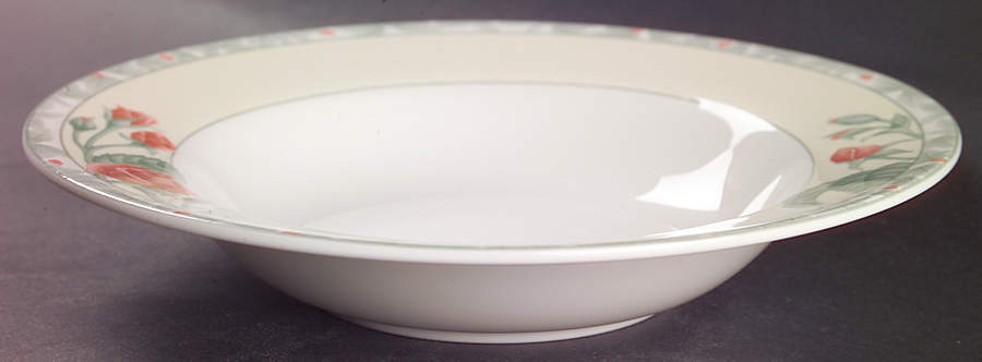 Misty Rose Rim Soup Bowl by Victoria & Beale-1