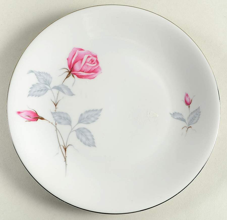 Court Ship (German, Platinum) Salad Plate by Victoria (Germany)-1