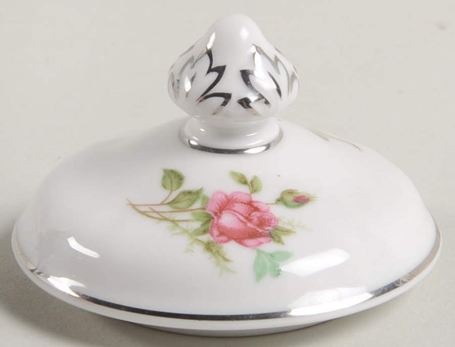 Provincial Rose (Germany) Lid for Sugar Bowl by Victoria (Germany)-1