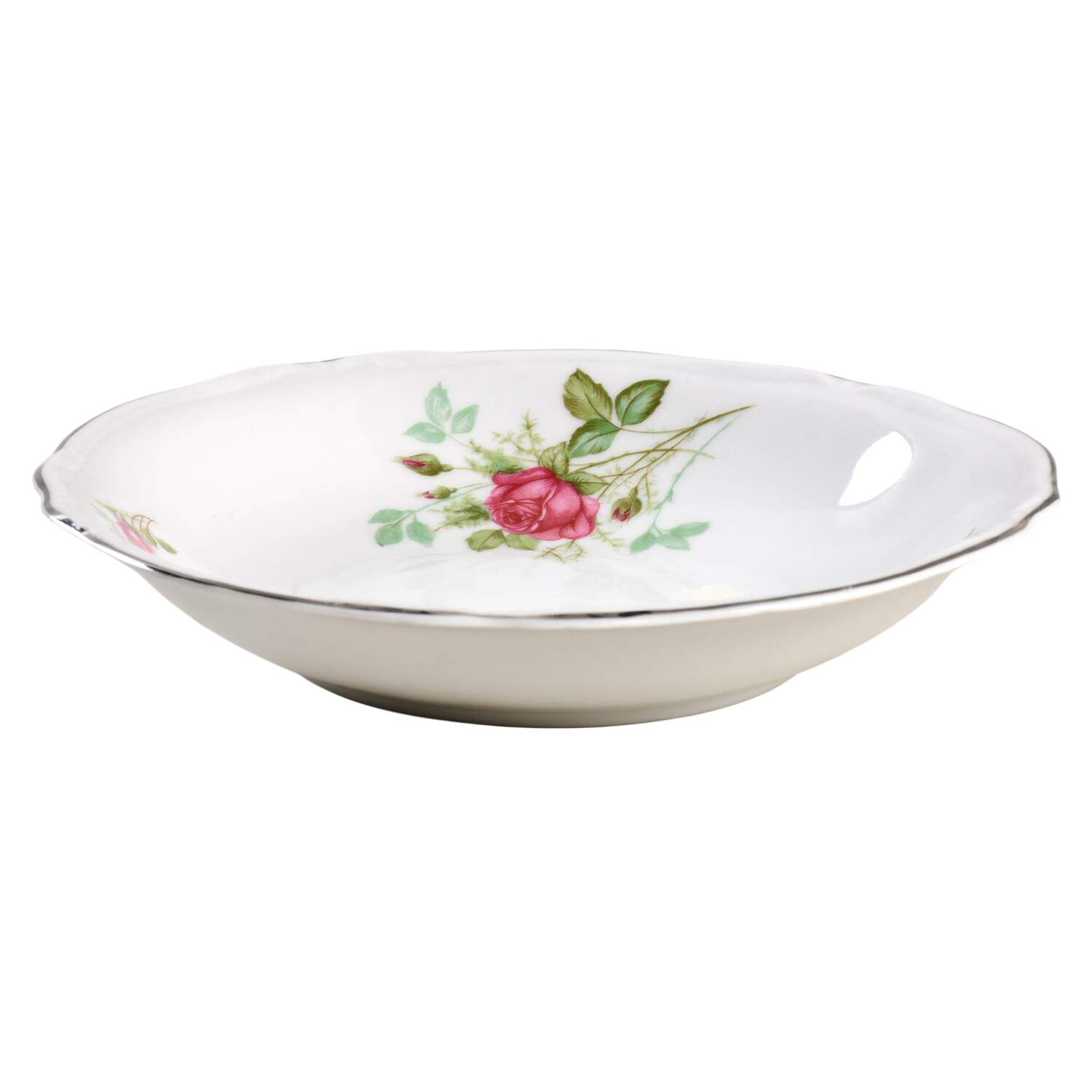Provincial Rose (Germany) Coupe Soup Bowl by Victoria (Germany)-1