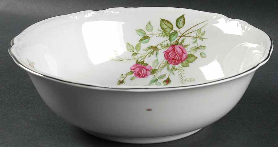 Provincial Rose (Germany) 9" Round Vegetable Bowl by Victoria (Germany)-1