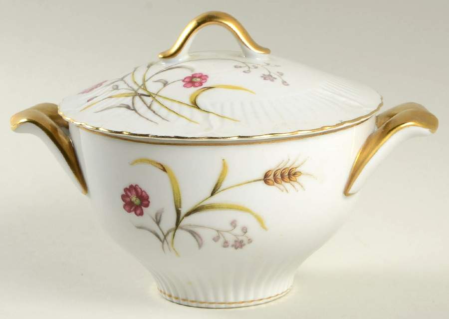 Harvest (Japan) Sugar Bowl & Lid by Victorian (Japan)-1