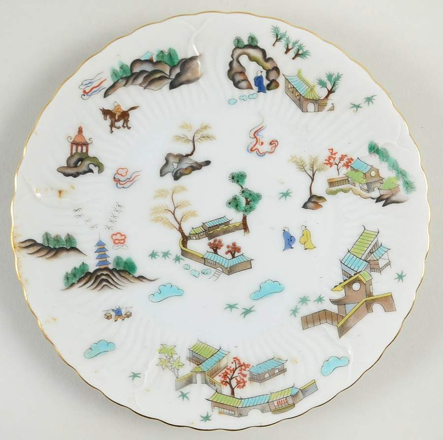 Ming Salad Plate by Victorian (Japan)-1