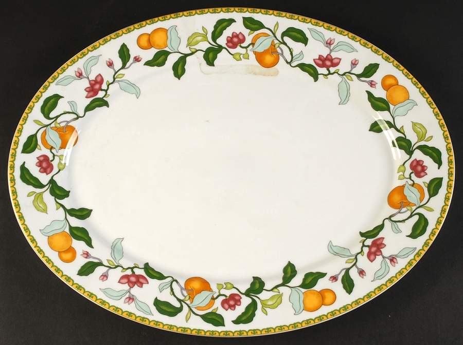 Algarve 16" Oval Serving Platter by Vista Alegre-1