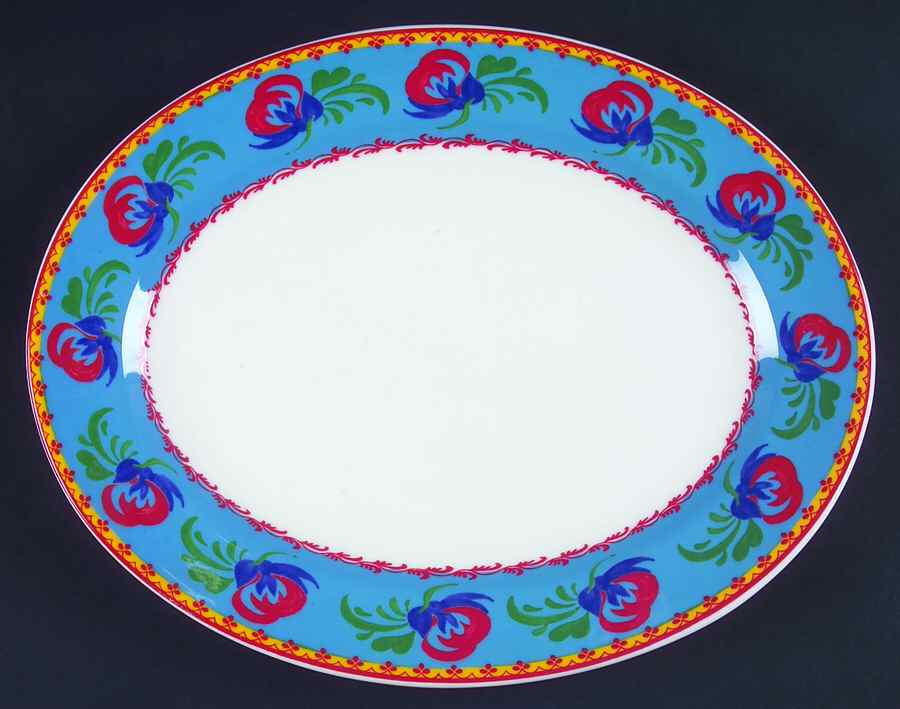 Amazonia 13" Oval Serving Platter by Vista Alegre-1