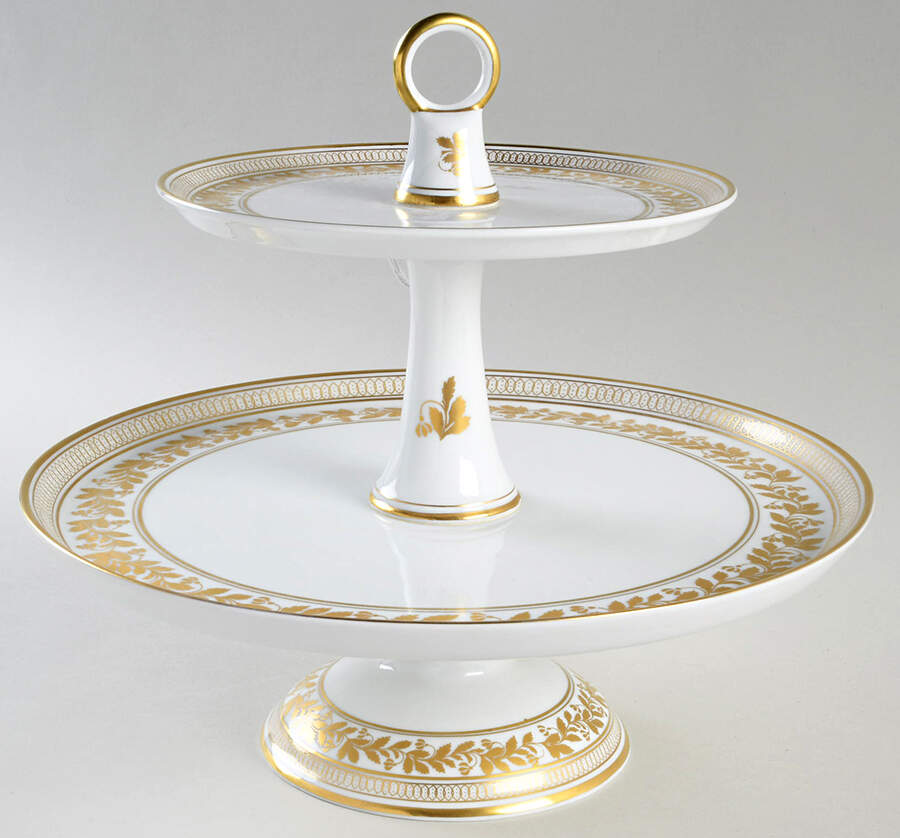 Anna 2-Tier Serving Tray by Vista Alegre-1