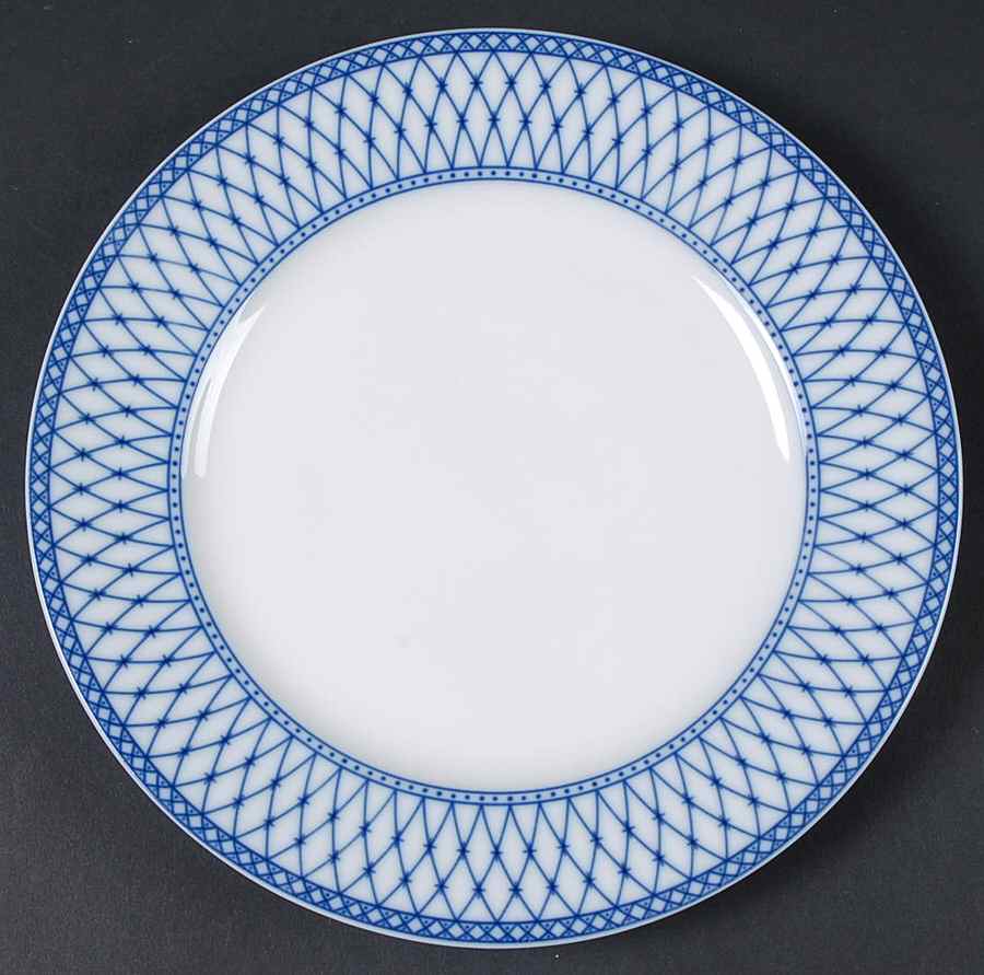 Balustrade Blue Salad Plate by Vista Alegre-1