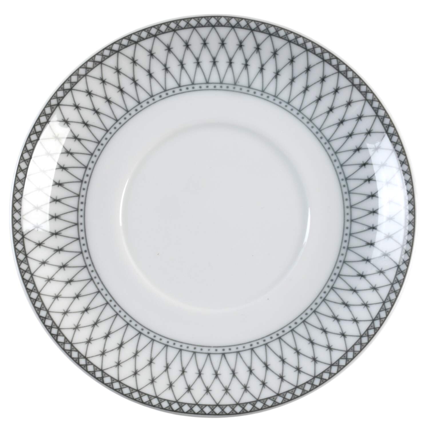 Balustrade Grey Saucer by Vista Alegre-1