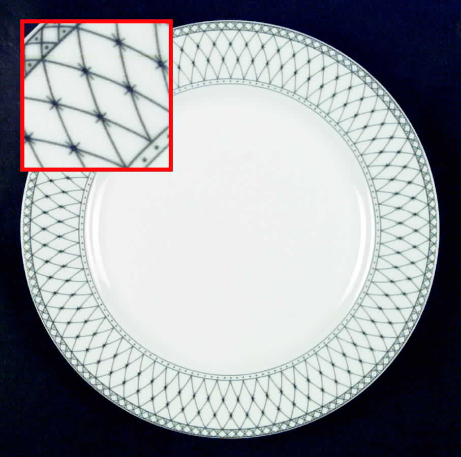 Balustrade Grey Dinner Plate by Vista Alegre-1
