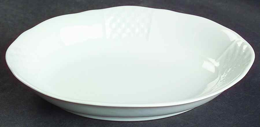Basket Weave Olive Dish by Vista Alegre-1