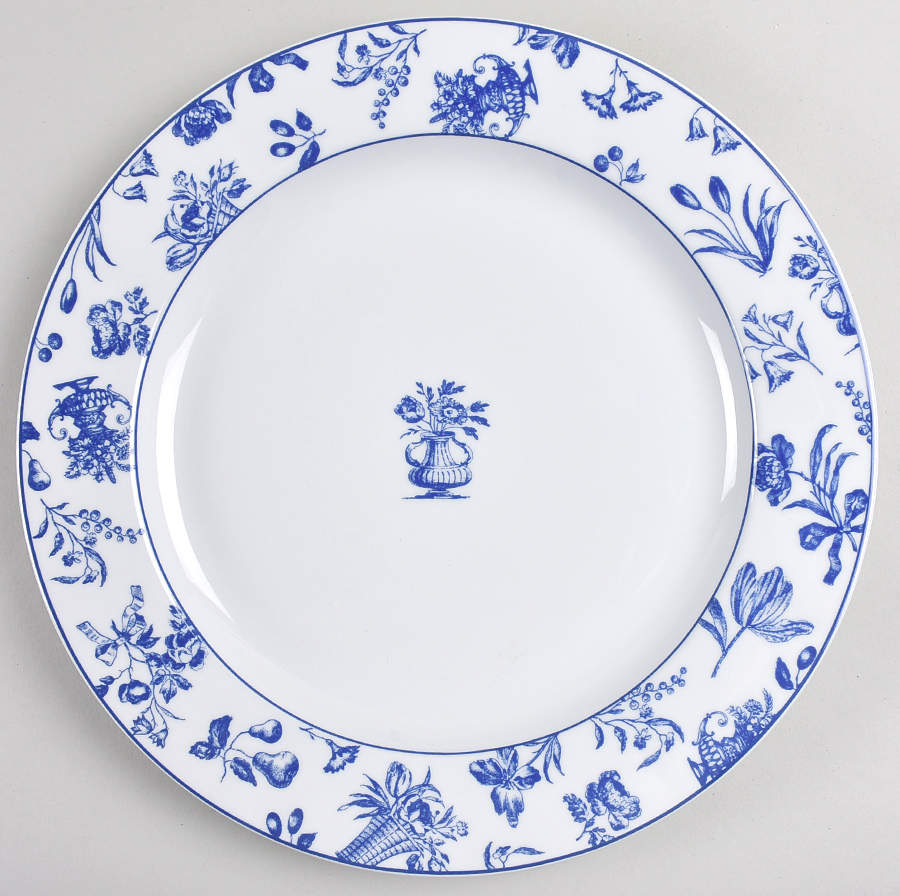 Blue Chintz 12" Chop Plate (Round Platter) by Vista Alegre-1
