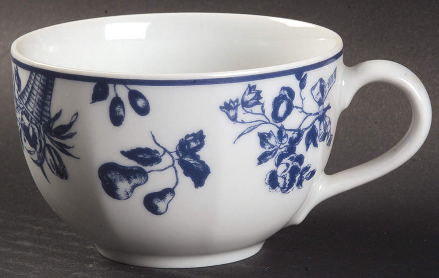 Blue Chintz Flat Cup by Vista Alegre-1