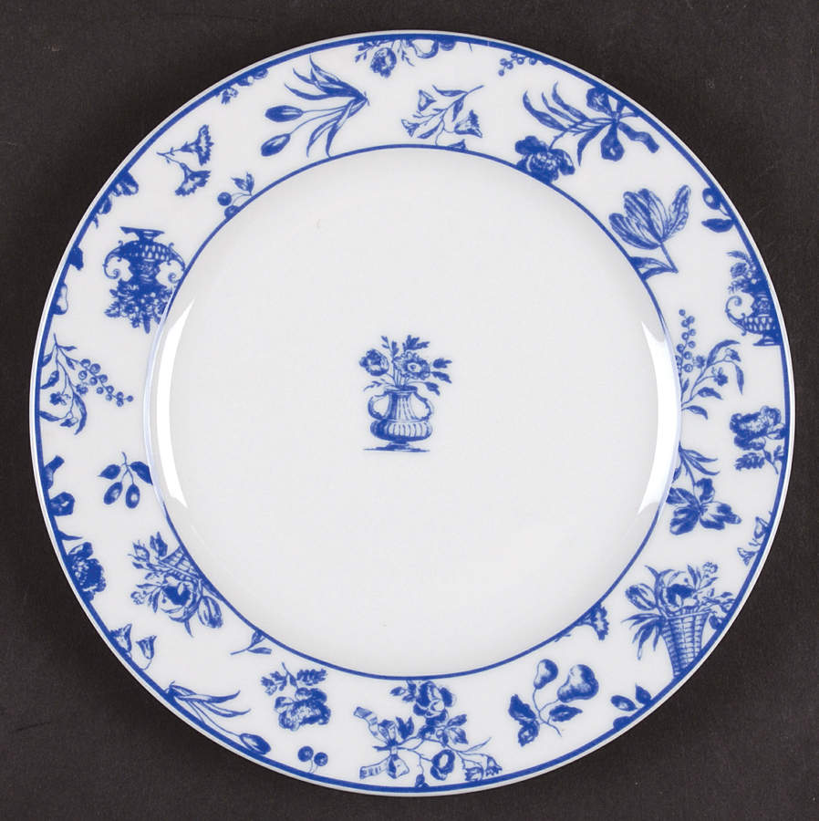 Blue Chintz Bread & Butter Plate by Vista Alegre-1