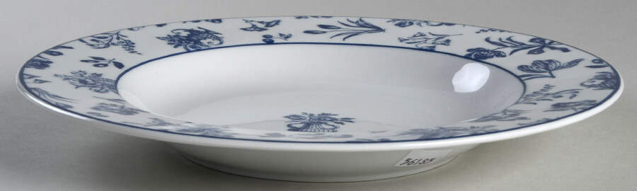 Blue Chintz Large Rim Soup Bowl by Vista Alegre-1