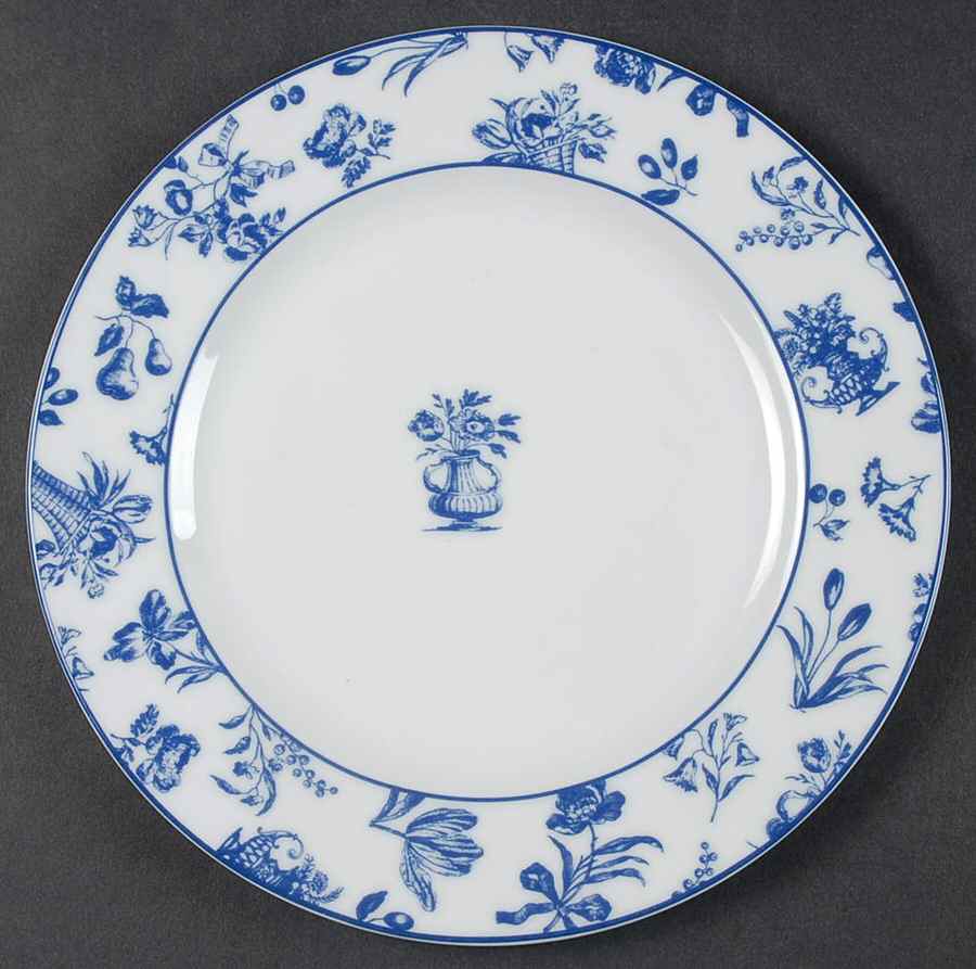 Blue Chintz Salad Plate by Vista Alegre-1