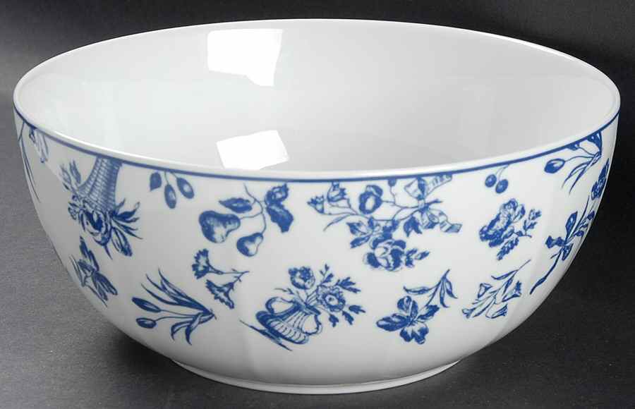 Blue Chintz 9" Salad Serving Bowl by Vista Alegre-1