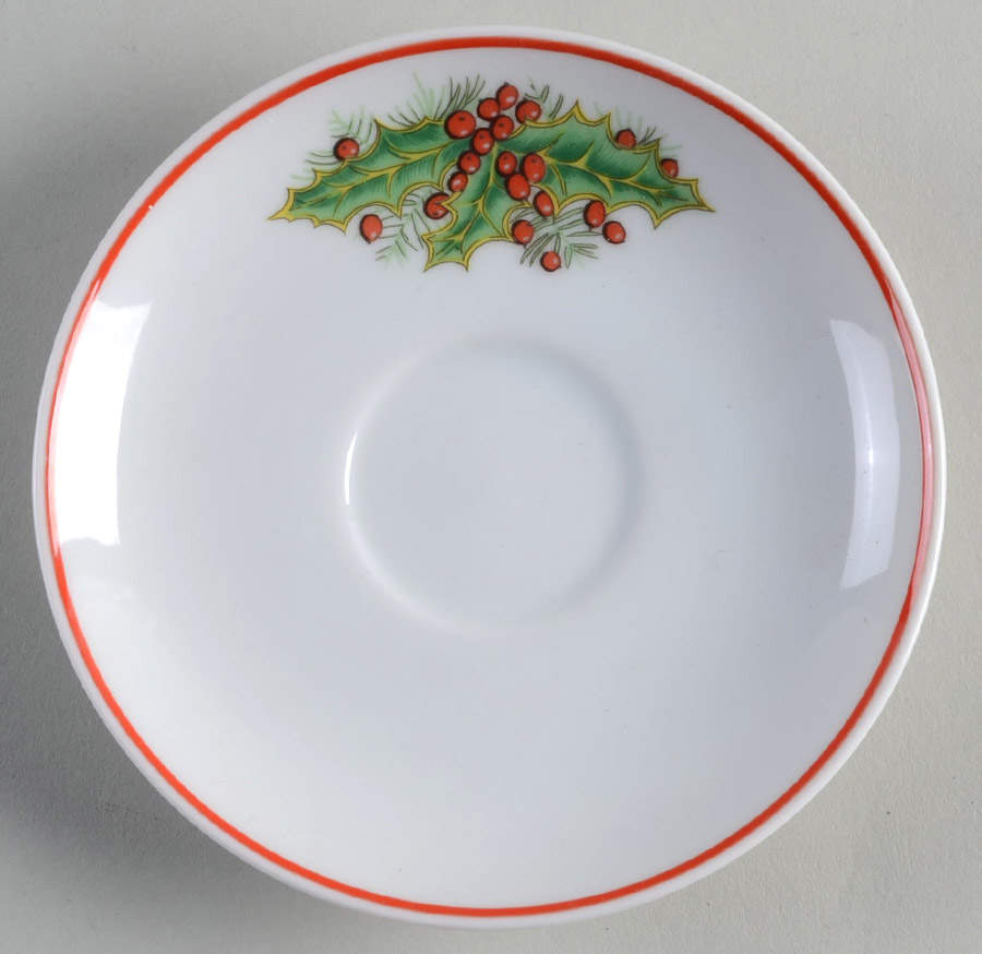Christmas Magic Saucer for Flat Demitasse Cup by Vista Alegre-1