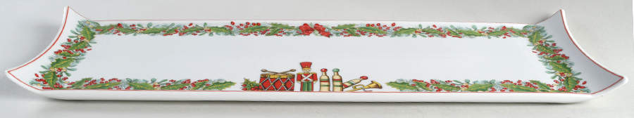 Christmas Magic 20" Rectangular Tray by Vista Alegre-1