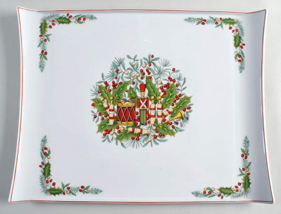 Christmas Magic 14" Rectangular Tray by Vista Alegre-1