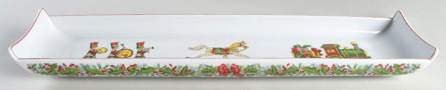 Christmas Magic 20" Rectangular Tray by Vista Alegre-1