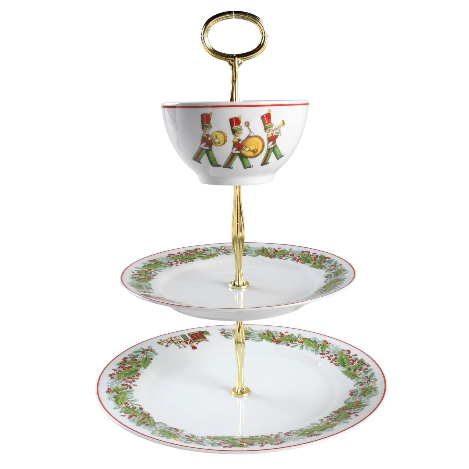 Christmas Magic Tiered Fruit Dip HC by Vista Alegre-1