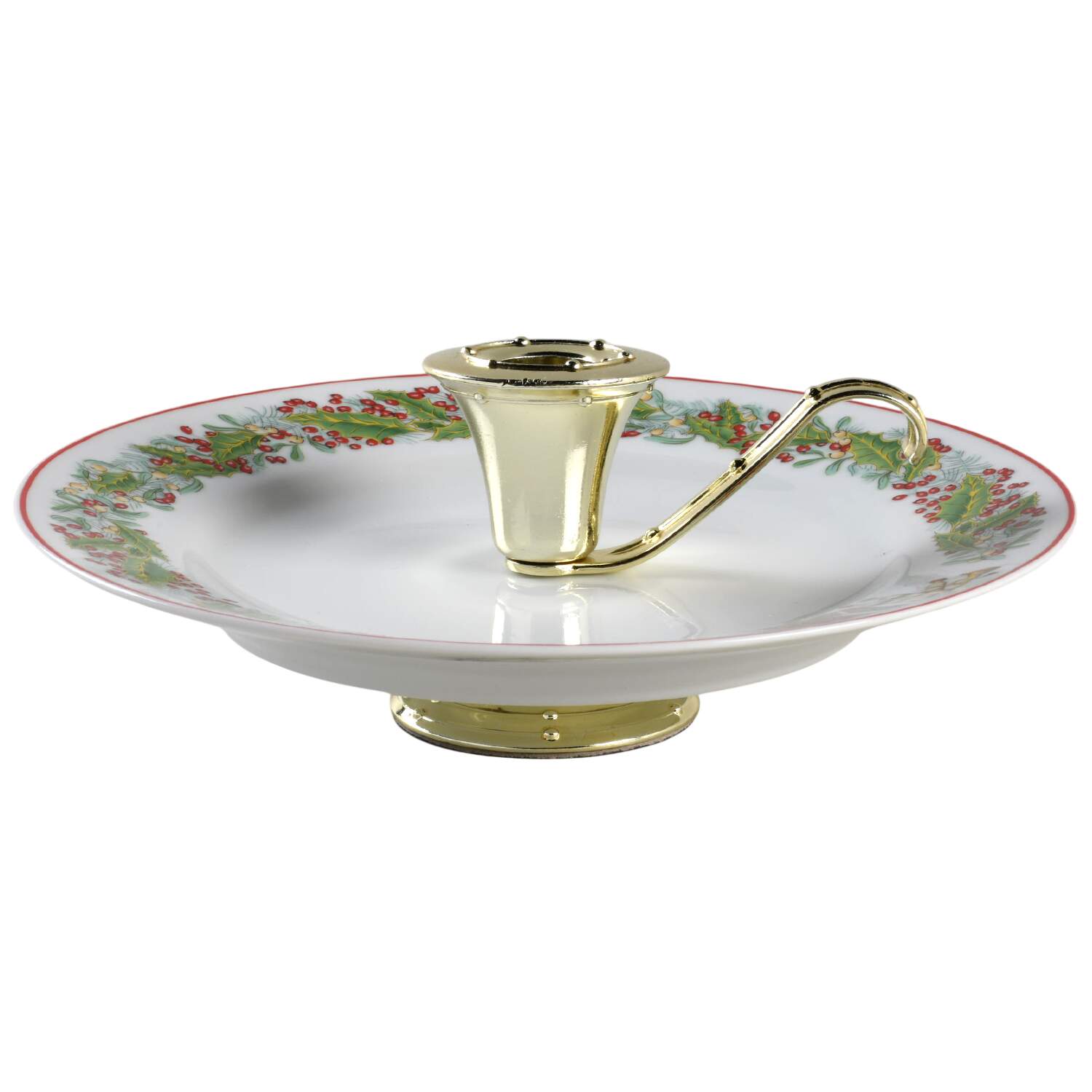 Christmas Magic 3"- 3 1/4" Candleholder (BB) HC by Vista Alegre-1
