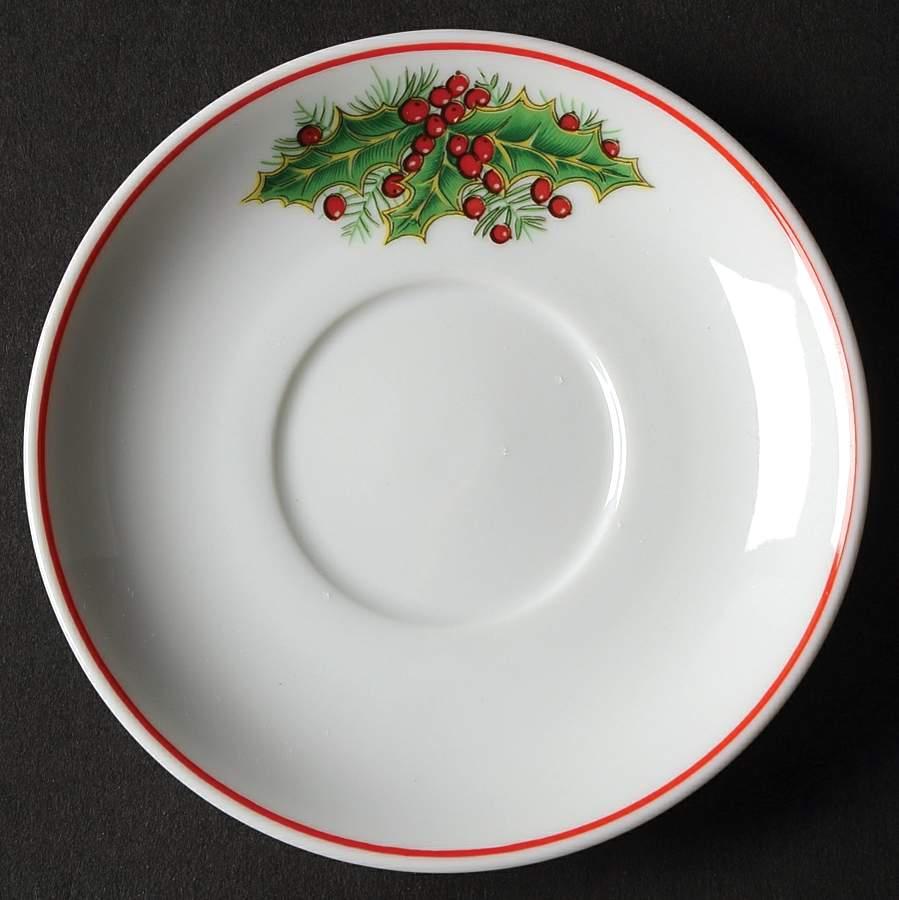 Christmas Magic Saucer for Flat Demitasse Cup by Vista Alegre-1