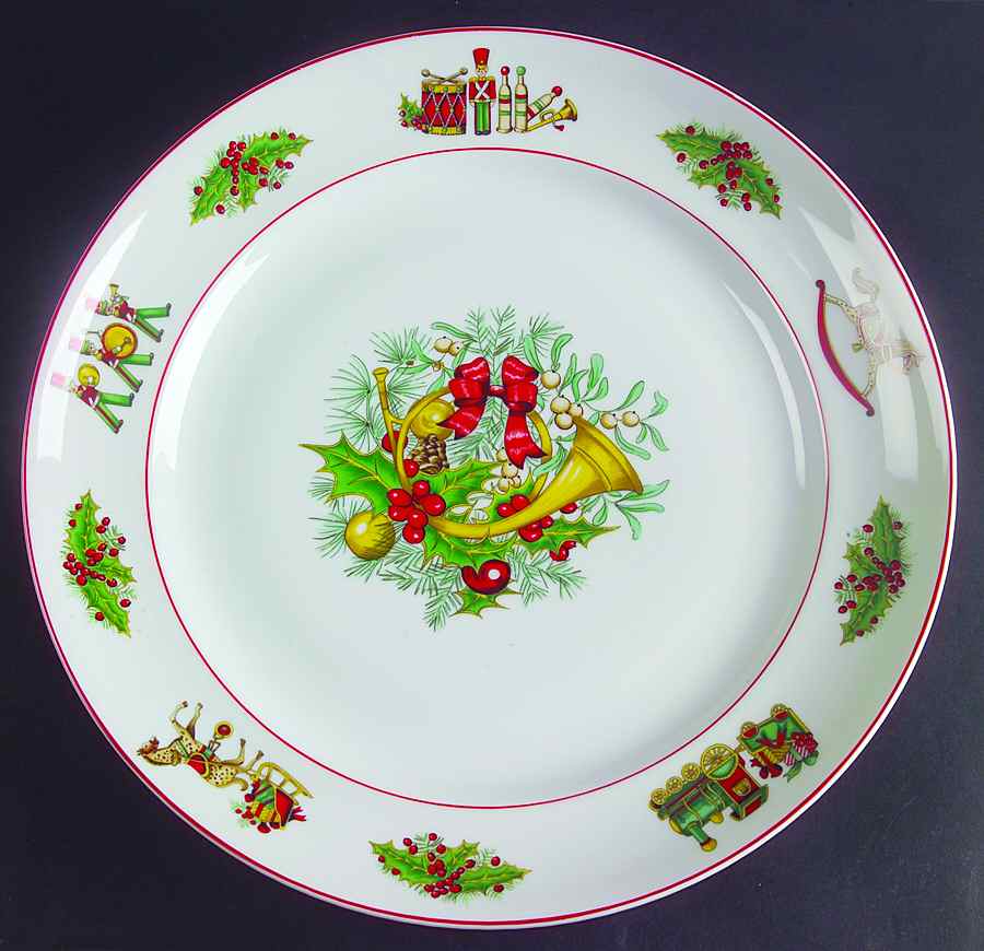 Christmas Magic 13" Chop Plate (Round Platter) by Vista Alegre-1