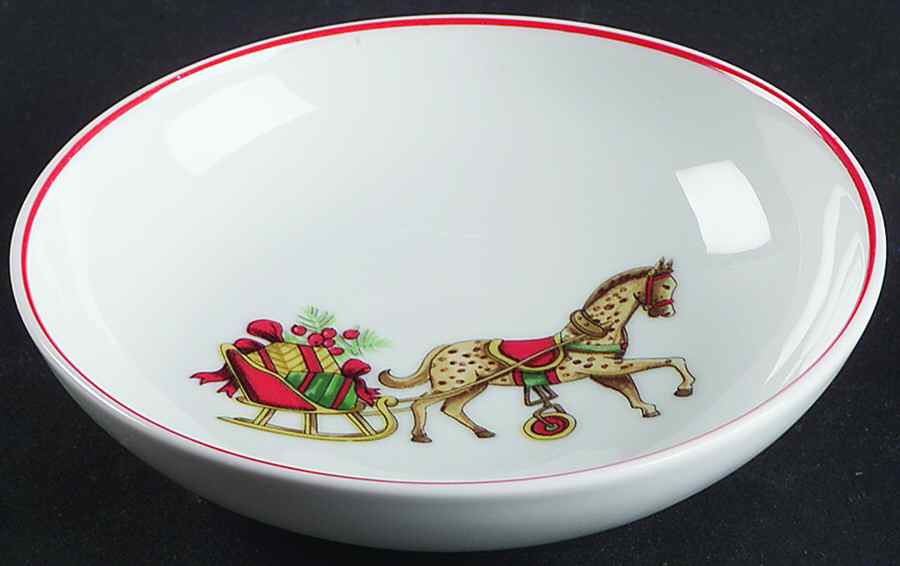 Christmas Magic Fruit/Dessert (Sauce) Bowl by Vista Alegre-1