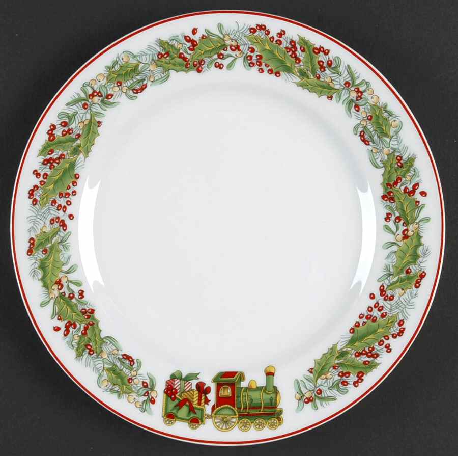 Christmas Magic Dessert/Pie Plate by Vista Alegre-1