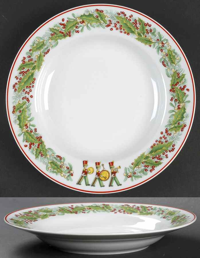 Christmas Magic Large Rim Soup Bowl by Vista Alegre-1