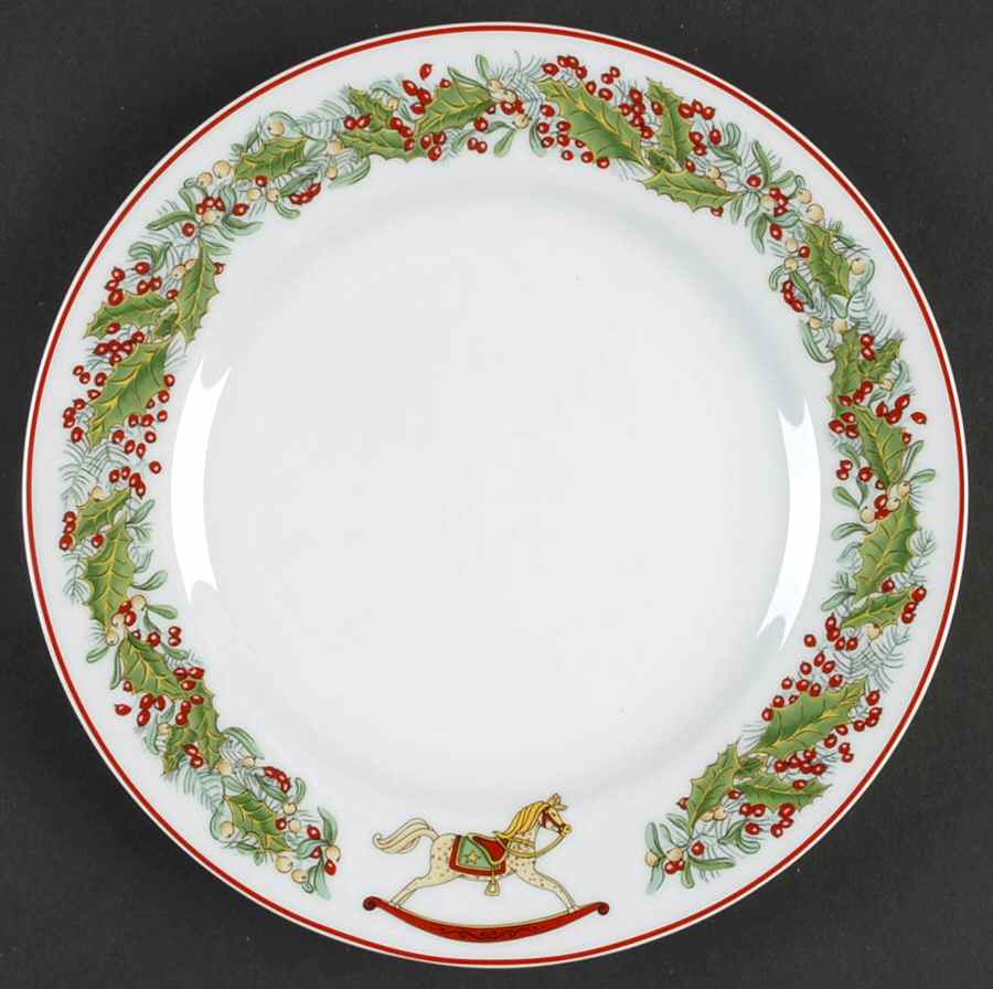 Christmas Magic Dessert/Pie Plate by Vista Alegre-1