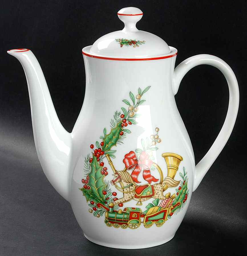 Christmas Magic Coffee Pot & Lid by Vista Alegre-1