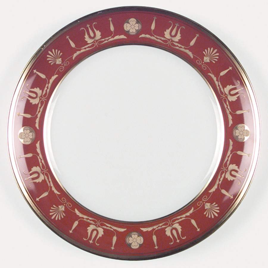 Empire Red Dinner Plate by Vista Alegre-1