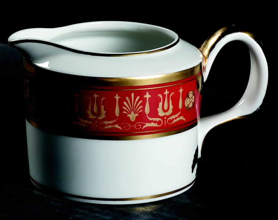Empire Red Creamer by Vista Alegre-1