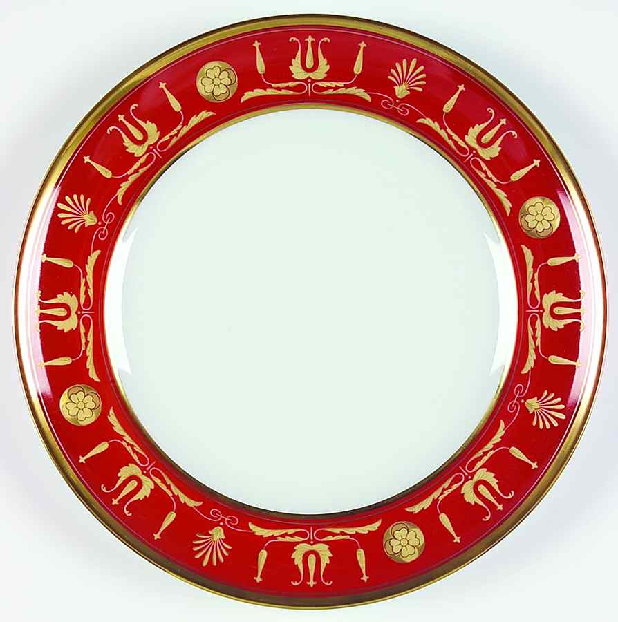 Empire Red Dinner Plate by Vista Alegre-1