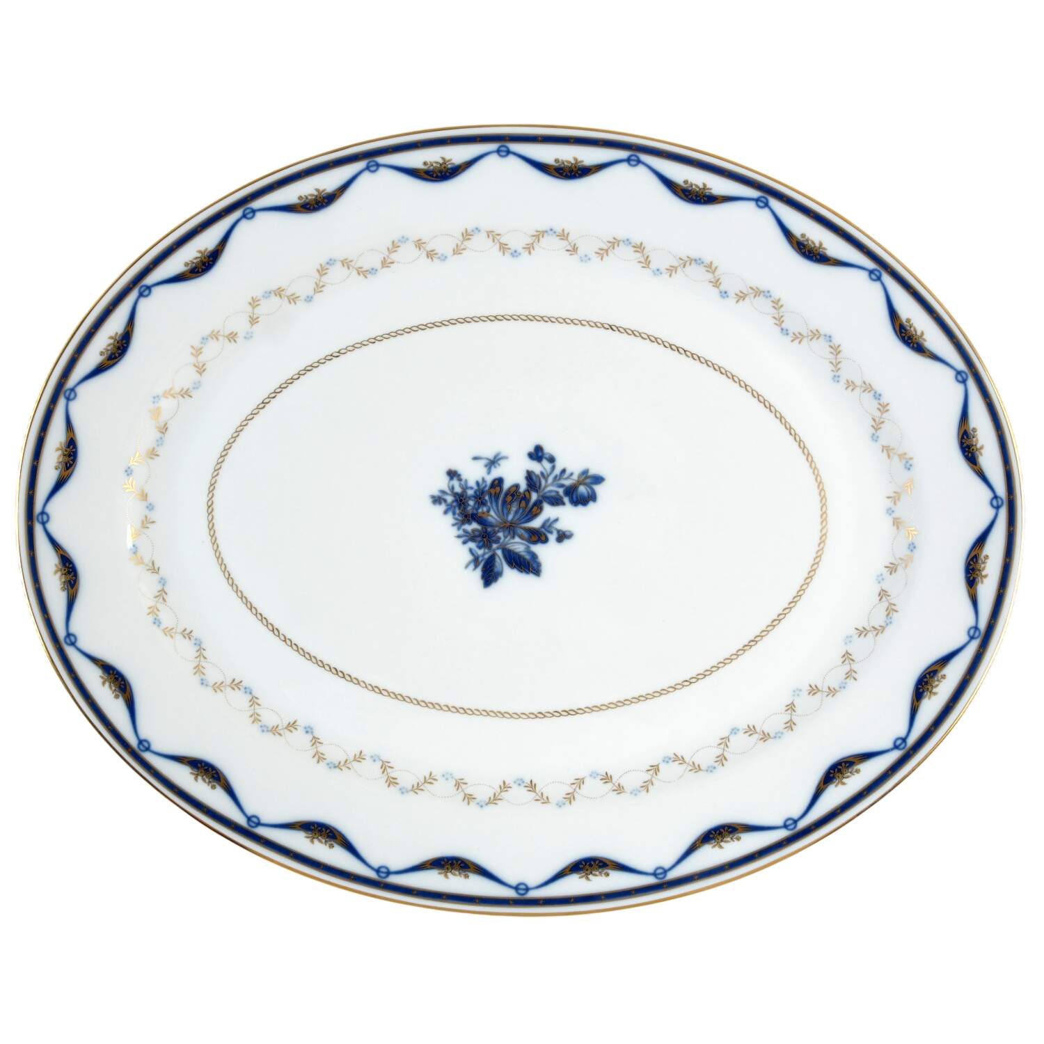 Fontainebleau 16" Oval Serving Platter by Vista Alegre-1