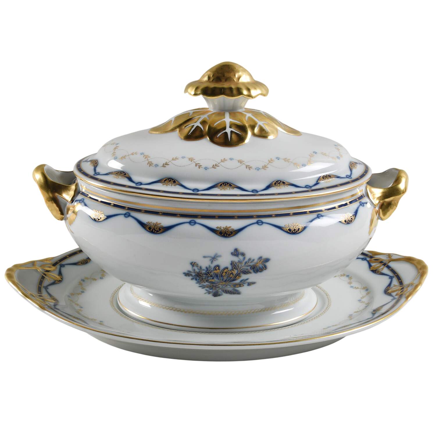 Fontainebleau Oval Tureen & Lid with Underplate by Vista Alegre-1