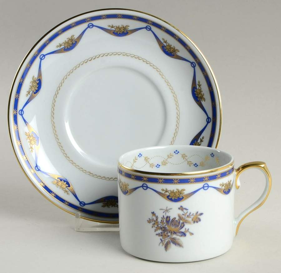 Fontainebleau Flat Cup & Saucer Set by Vista Alegre-1