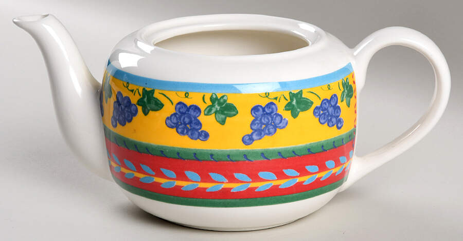Fruit Fantasy Teapot No Lid by Vista Alegre-1